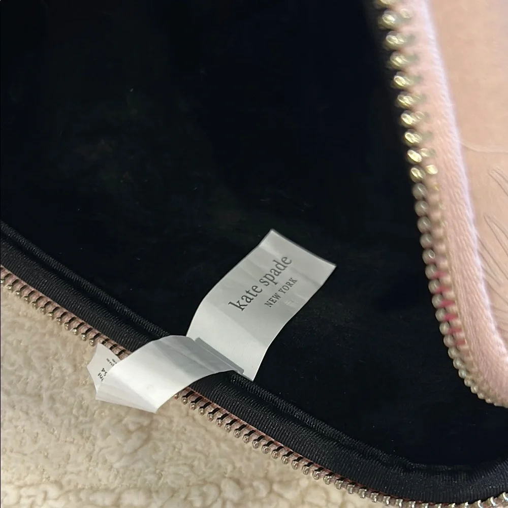 kate spade New York light pink floral laptop sleeve